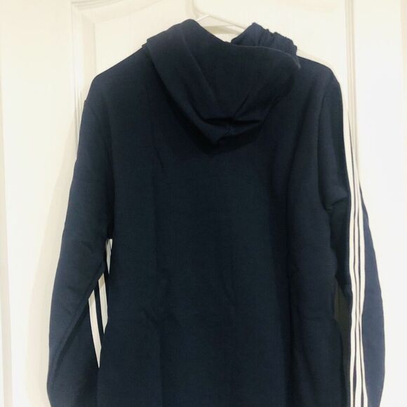 Brand New Adidas Sweatshirt M 3S FL HD Navy Blue Pullover Sweatshirt Size Medium - Picture 5 of 5